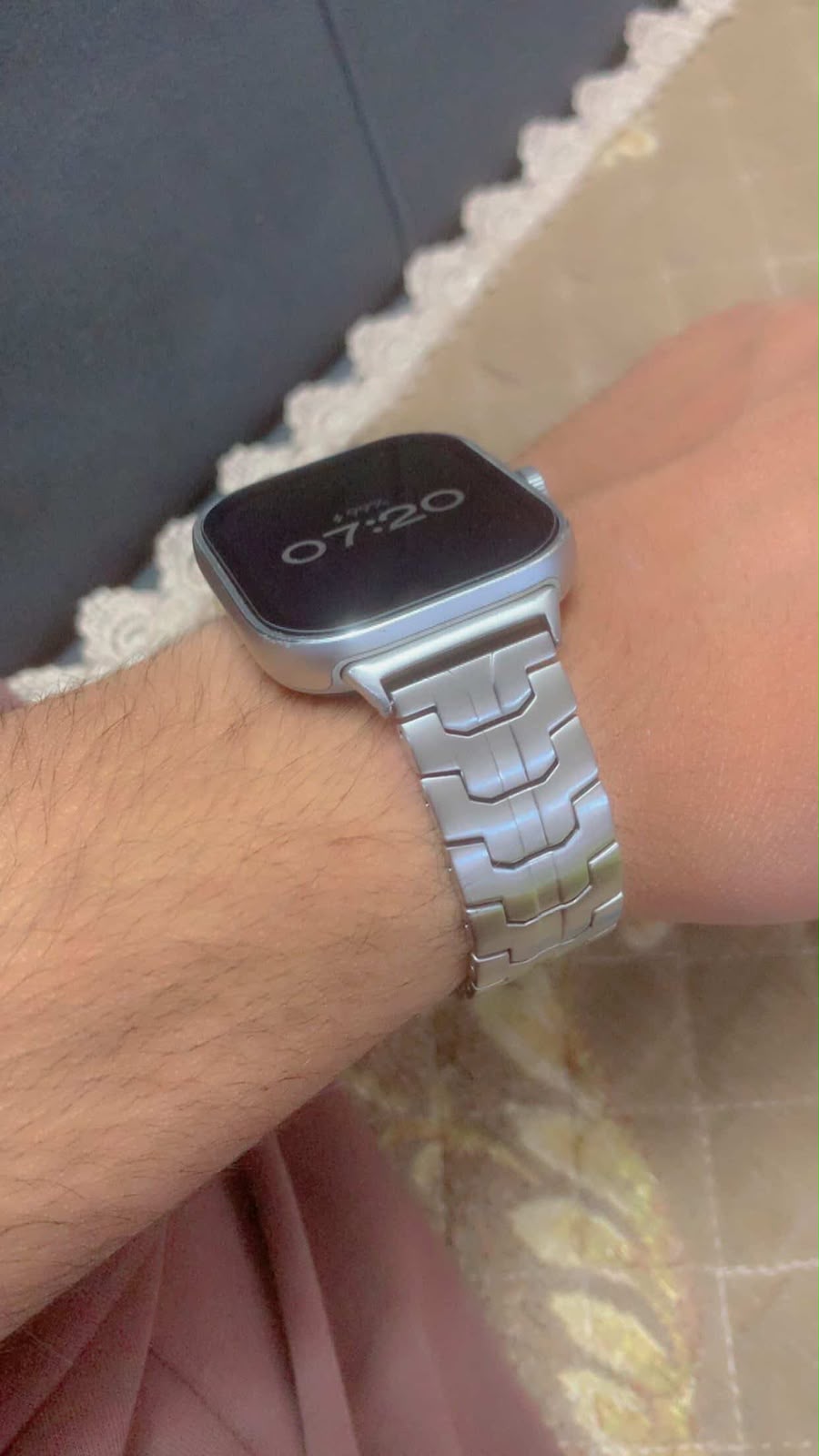 Customer delivered leather strap